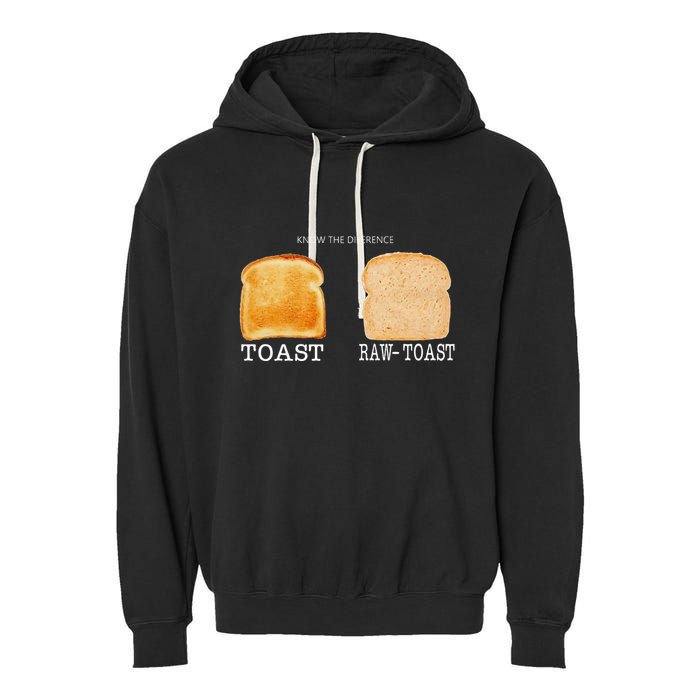 Know The Difference Toast Raw Toast Garment-Dyed Fleece Hoodie