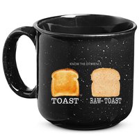 Know The Difference Toast Raw Toast 15oz Campfire Ceramic Mug