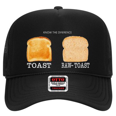 Know The Difference Toast Raw Toast Trucker Hat
