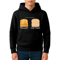 Know The Difference Toast Raw Toast Kids Hoodie
