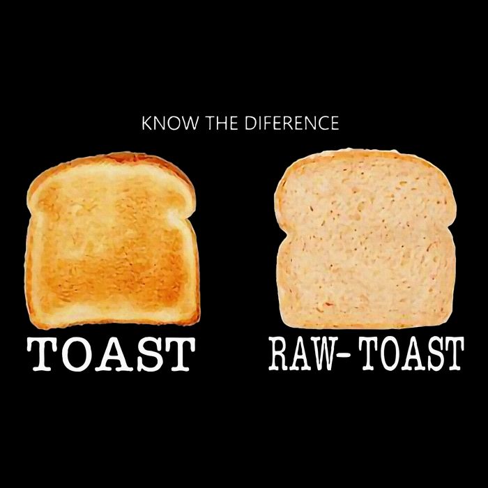 Know The Difference Toast Raw Toast Wool Snapback Cap