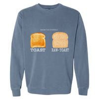 Know The Difference Toast Raw Toast Garment-Dyed Sweatshirt