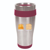 Know The Difference Toast Raw Toast 16oz Travel Tumbler