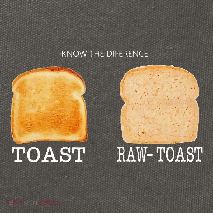 Know The Difference Toast Raw Toast Cotton Canvas Backpack