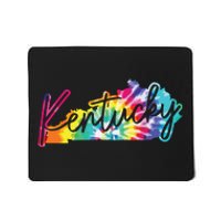 Kentucky Tie Dye State Map Pride Hippie Vintage Retro Mousepad