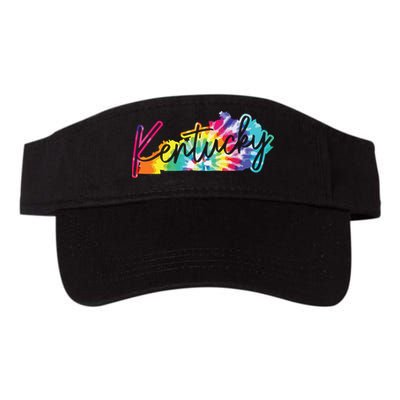 Kentucky Tie Dye State Map Pride Hippie Vintage Retro Visor