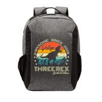 Kids Third Dinosaur 3 Year Old 2019 Three Rex 3rd Birthday Vector Backpack