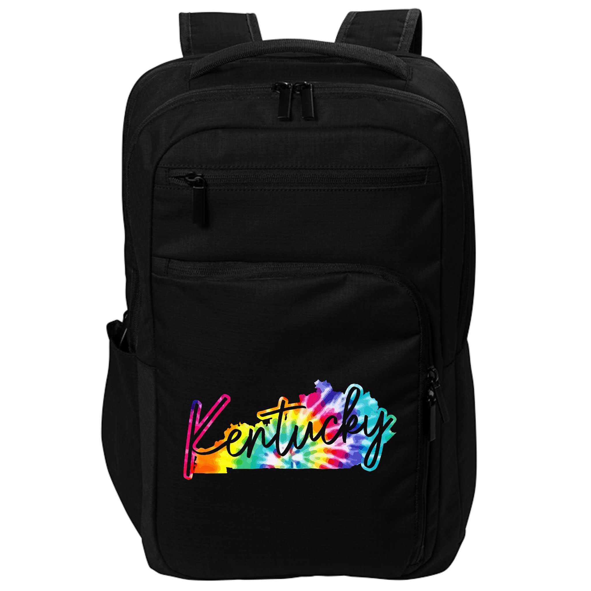Kentucky Tie Dye State Map Pride Hippie Vintage Retro Impact Tech Backpack
