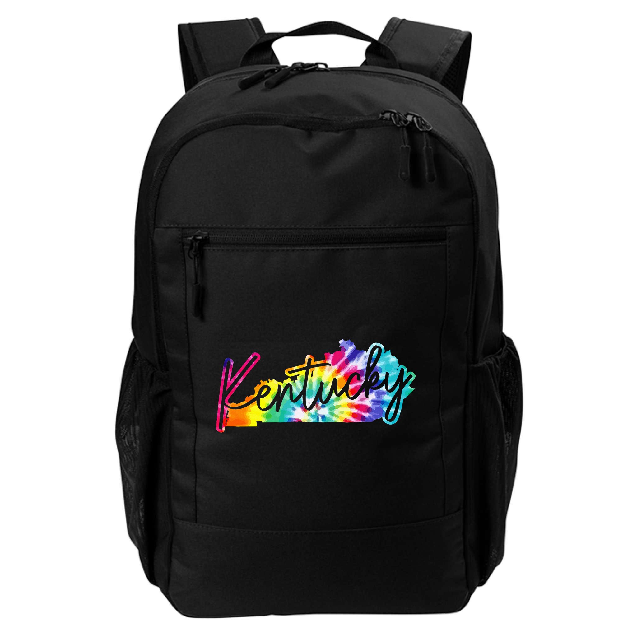 Kentucky Tie Dye State Map Pride Hippie Vintage Retro Backpack