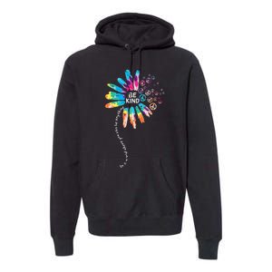 Kind Tye Dye Orange Anti Bullying Unity Day Premium Hoodie