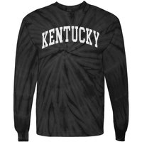 Kentucky Throwback Design Classic Tie-Dye Long Sleeve Shirt