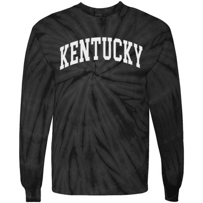 Kentucky Throwback Design Classic Tie-Dye Long Sleeve Shirt