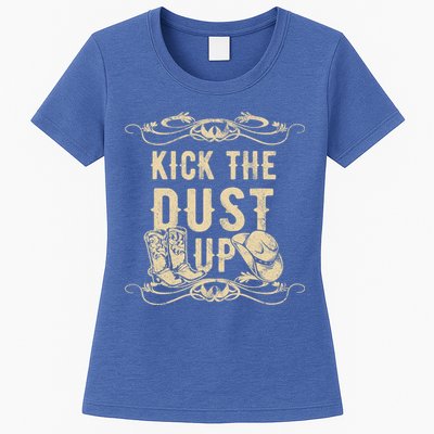 Kick The Dust Up Shirt Country Vintage Tee For Dancers Womens T-Shirt