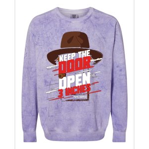 Keep The Door Open 3 Inches Papa Hopper Colorblast Crewneck Sweatshirt