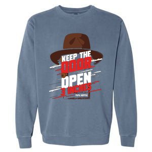 Keep The Door Open 3 Inches Papa Hopper Garment-Dyed Sweatshirt