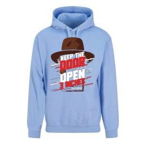 Keep The Door Open 3 Inches Papa Hopper Unisex Surf Hoodie