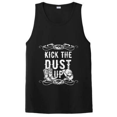 Kick The Dust Up Country Vintage For Line Dance Dancers PosiCharge Competitor Tank