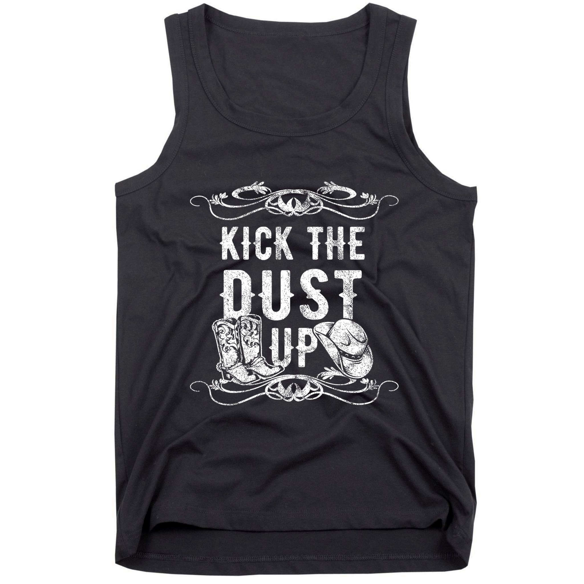 Kick The Dust Up Country Vintage For Line Dance Dancers Tank Top
