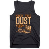 Kick The Dust Up Vintage Cowboys Western Line Dancing Tank Top