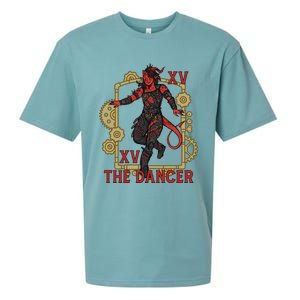 Karlach The Dancer Tarot Card Karlach Video Games Sueded Cloud Jersey T-Shirt