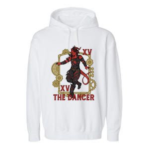 Karlach The Dancer Tarot Card Karlach Video Games Garment-Dyed Fleece Hoodie