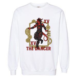 Karlach The Dancer Tarot Card Karlach Video Games Garment-Dyed Sweatshirt