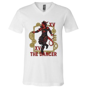 Karlach The Dancer Tarot Card Karlach Video Games V-Neck T-Shirt