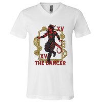 Karlach The Dancer Tarot Card Karlach Video Games V-Neck T-Shirt