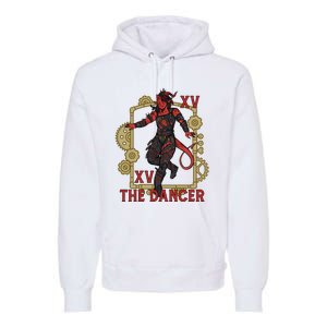 Karlach The Dancer Tarot Card Karlach Video Games Premium Hoodie