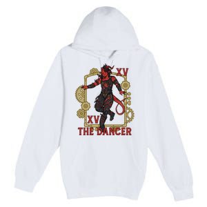 Karlach The Dancer Tarot Card Karlach Video Games Premium Pullover Hoodie