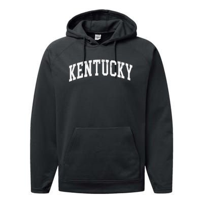 Kentucky Throwback Design Print Classic Performance Fleece Hoodie