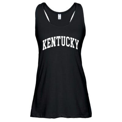 Kentucky Throwback Design Classic Ladies Essential Flowy Tank