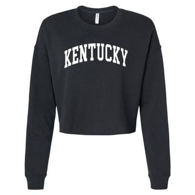 Kentucky Throwback Design Classic Cropped Pullover Crew