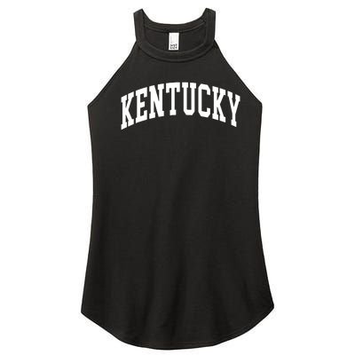 Kentucky Throwback Design Classic Women's Perfect Tri Rocker Tank