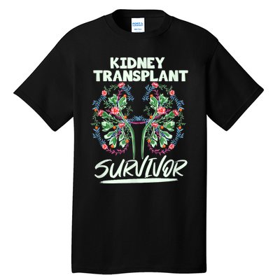 Kidney Transplant Design For An Organ Recipient Tall T-Shirt