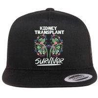 Kidney Transplant Design For An Organ Recipient Flat Bill Trucker Hat