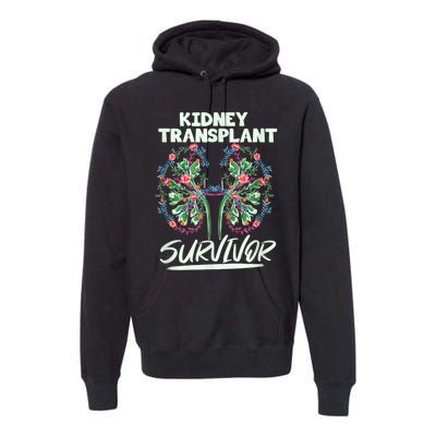 Kidney Transplant Design For An Organ Recipient Premium Hoodie