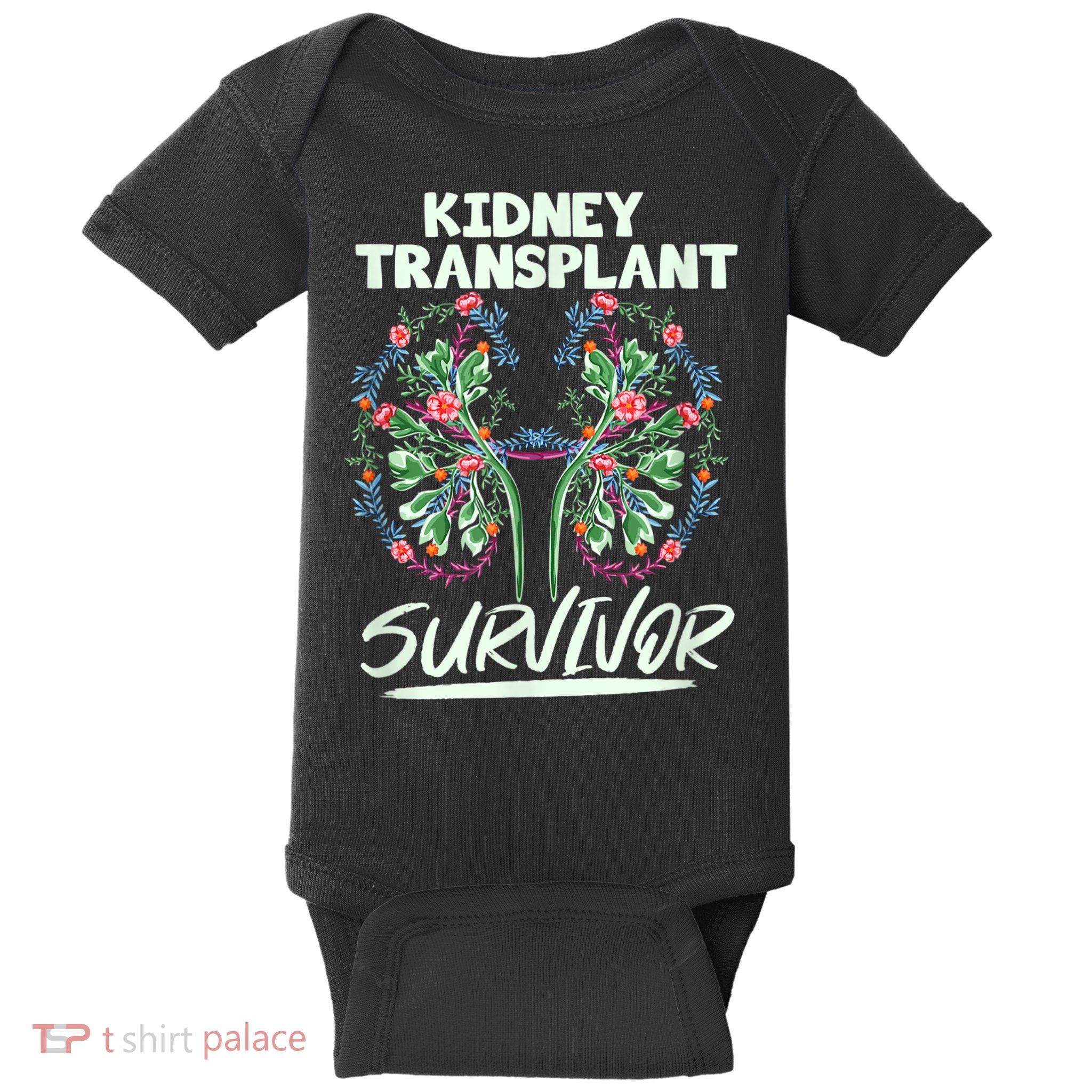 Kidney Transplant Design For An Organ Recipient Baby Bodysuit