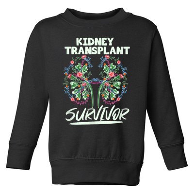 Kidney Transplant Design For An Organ Recipient Toddler Sweatshirt