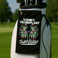 Kidney Transplant Design For An Organ Recipient Golf Towel