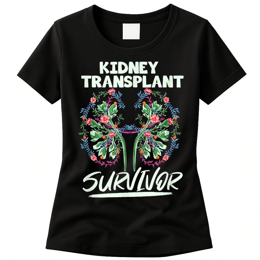 Kidney Transplant Design For An Organ Recipient Womens T-Shirt