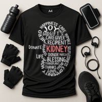 Kidney Transplant Donor Donate Surgery Recovery Cooling Performance Crew T-Shirt