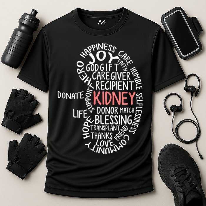 Kidney Transplant Donor Donate Surgery Recovery Cooling Performance Crew T-Shirt