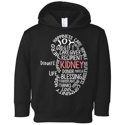 Kidney Transplant Donor Donate Surgery Recovery Toddler Hoodie