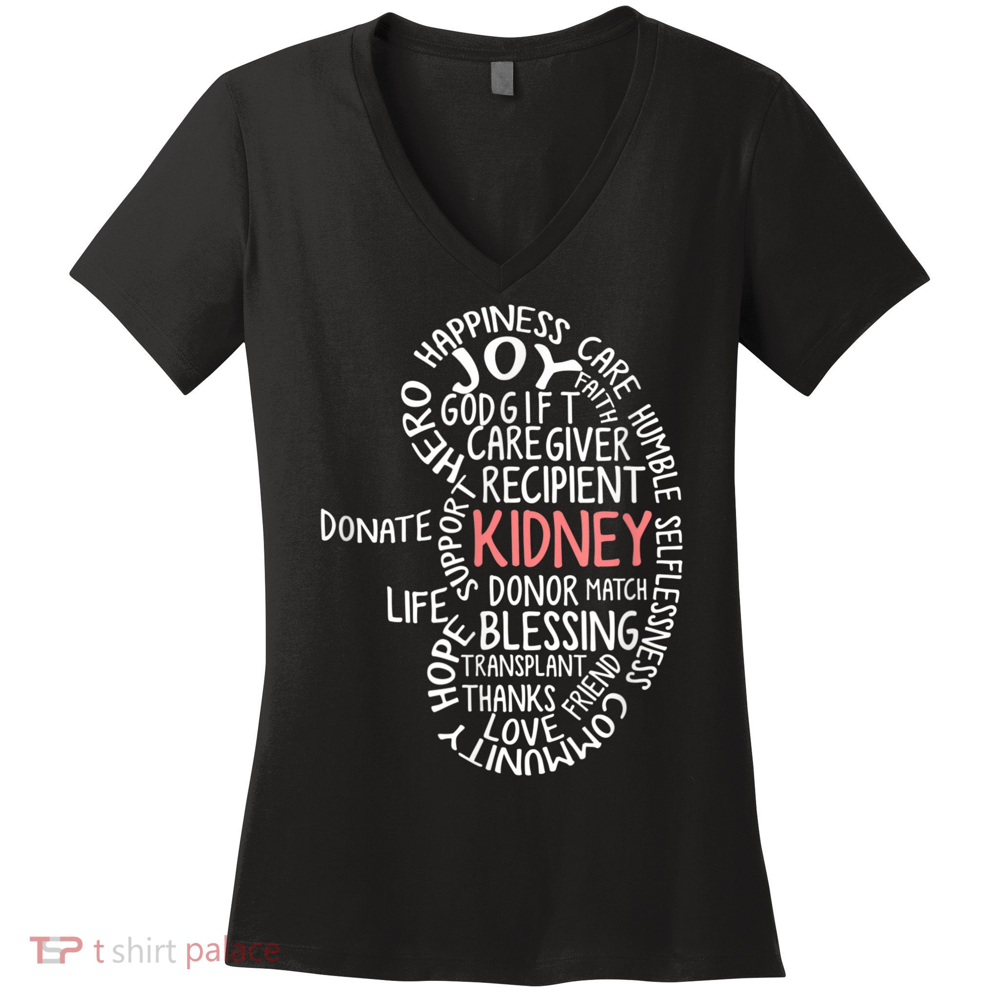 Kidney Transplant Donor Donate Surgery Recovery Women's V-Neck T-Shirt