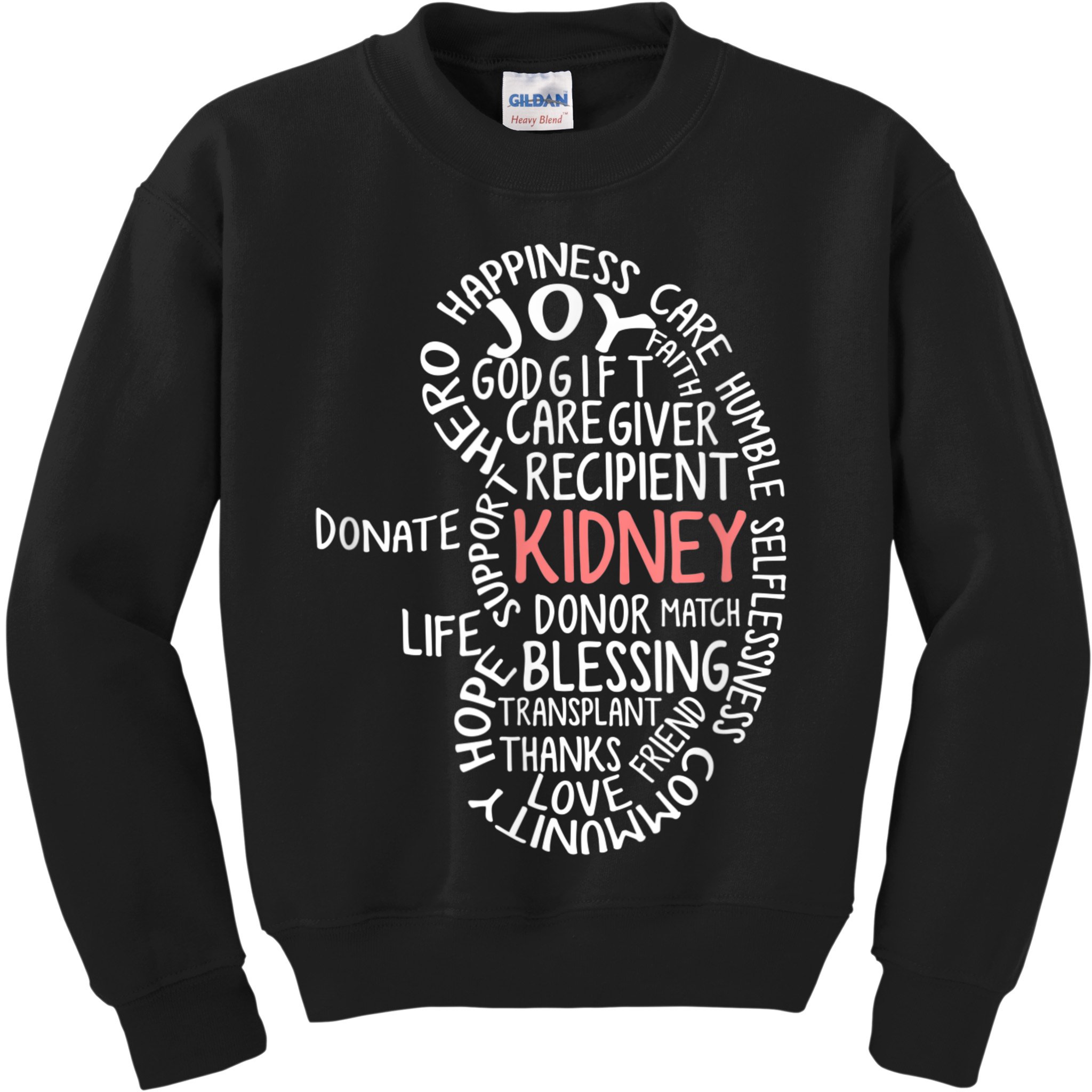 Kidney Transplant Donor Donate Surgery Recovery Kids Sweatshirt