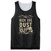 Kick The Dust Up Cowboy Cowgirl Western Mesh Reversible Basketball Jersey Tank