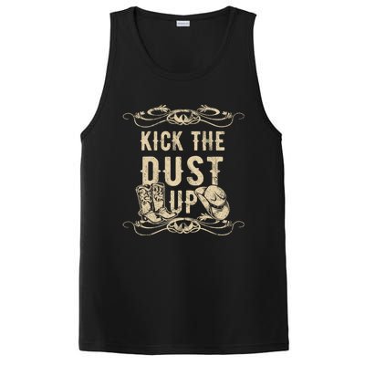 Kick The Dust Up Cow Cow Western Great Gift PosiCharge Competitor Tank