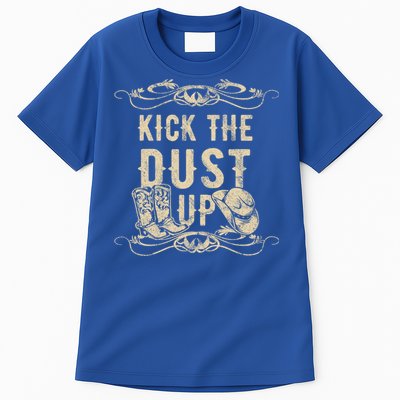 Kick The Dust Up Cow Cow Western Great Gift Tall T-Shirt