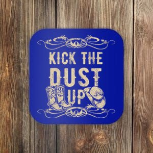 Kick The Dust Up Cow Cow Western Great Gift Coaster